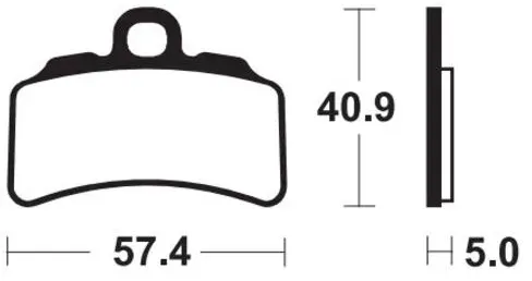 TECNIUM Bremsbeläge aus Sintermetall - MOR463