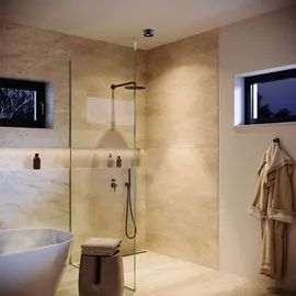 s.luce Santa Neo 3-flg. schwenkbar dimmbar Aluminium/Weiß