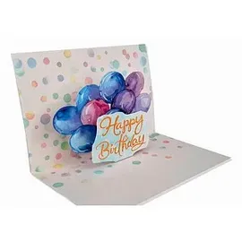 LUMA Geburtstagskarte Happy Birthday bunt, 1 St.