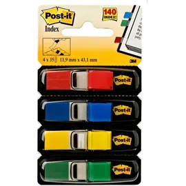 Post-it Index Mini 683-4 35Blatt sortiert 4 St./Pack.