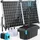 poposoap 40W Teichfilter Solar mit Springbrunnenpumpe 1620 L/h