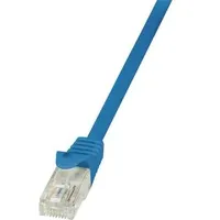 Logilink Cp1016u RJ45 Patchkabel Cat 5e U/UTP Blau mit Rastnasenschutz