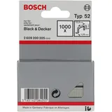 Bosch Flachdrahtklammer Typ 52 12,3 x 1,25 x 8 mm 1000 Stück