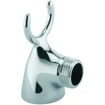 Kludi Aufsatzbrauseanschluss G 3/4 mit Gabelhaken, chrom, 6053705-00