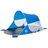 Furnicato Strandzelt Pop Up Azurblau 205 X 125 X 90 Cm