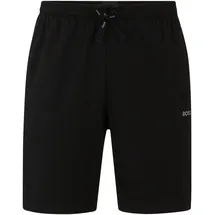 Boss Herren Sweatshorts - Mix & Match Short CW, Hose kurz, Loungewear, Stretch Cotton Schwarz 2XL