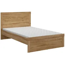 MID.YOU Bett, Holten ca. 120x200 cm, Eichefarben