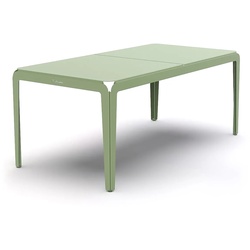 Weltevree - Bended Table Outdoor-Tisch, 180 x 90 cm, blassgrün (RAL 6021)