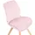 CLP 2er Set Stuhl Luna pink/Samt