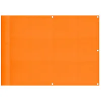 vidaXL Balkon-Sichtschutz Orange 75x800 cm 100 % Polyester-Oxford