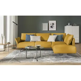 KOINOR Ecksofa Vineto ¦ gelb ¦ Maße (cm): B: 272 H: 83 T: 207.0