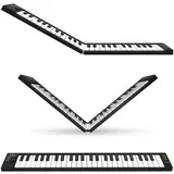 Carry-On von Blackstar FC-49 Klappbares USB Midi / Midi Over Bluetooth Controller Keyboard Eingebauter Arpeggiator, X/Y Pad,, Inklusive Cubase LE OEM & Cubase LE OEM IOS DAW Musiksoftware, grau