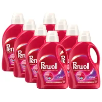 PERWOLL Color Waschmittel 216 (8 x 27 Waschladungen), Feinwaschmittel reinigt sanft und erneuert Farben und Fasern, für alle farbigen Textilien, Color Waschmittel mit Dreifach-Renew-Technologie
