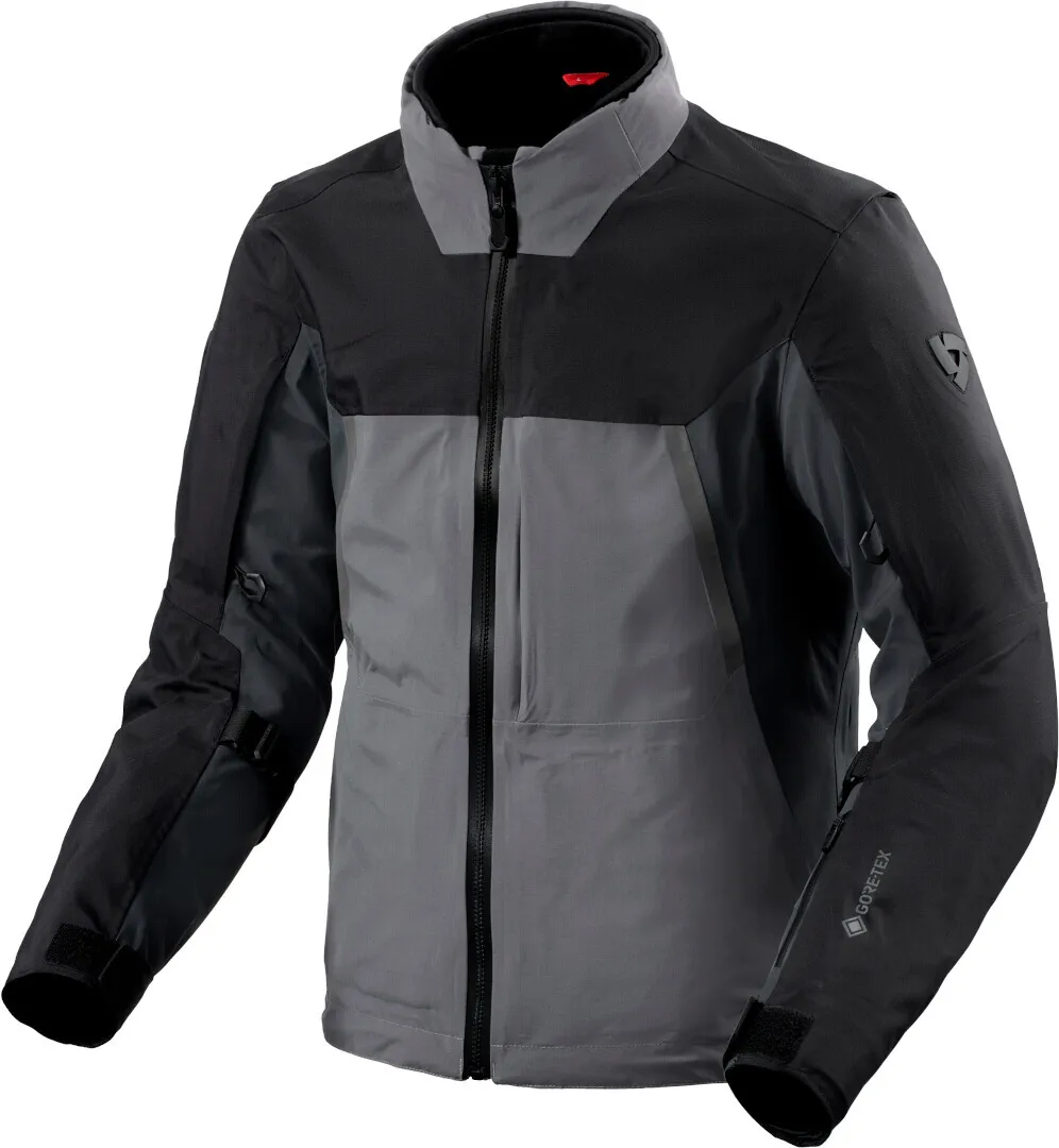 Revit Echelon GTX Motorrad Textiljacke, schwarz-grau, Größe 2XL für Männer