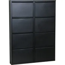 VCM Pisa 51 x 136 x 16 cm 8 Klappen schwarz