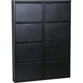 VCM Pisa 51 x 136 x 16 cm 8 Klappen schwarz