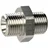 Riegler Doppelgewindenippel, M16x1,5 a., M16x1,5 a., SW 19, MS vern.