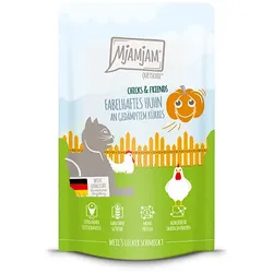 MJAMJAM Chicks & Friends 300g MjAMjAM Katze 6x300g Chicks und Friend Huhn mit Kürbis