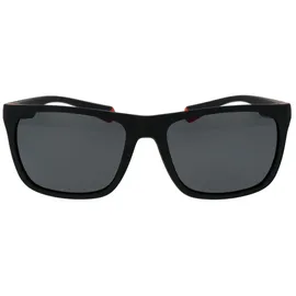 Polaroid PLD 2141/S Unisex-Sonnenbrille Vollrand Eckig Kunststoff-Gestell, Schwarz