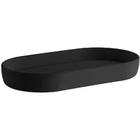Smedbo Seifenschale BB570 FREE, Schwarz - 18 x 9
