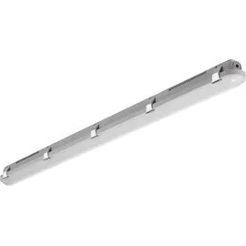 Brumberg LED Feuchtraum-Wannenleuchte Edelstahl 1190 mm inkl. Bewegungsmelder grau