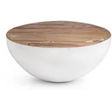 BIZZOTTO Couchtisch Lancaster aus weißem Holz