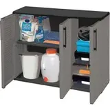 ArtPlast Kunststoffschrank Easy grau B/H/L: ca. 37x84x102 cm - grau