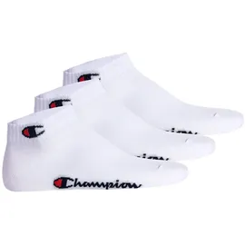 Champion 3er Pack Quarter Herren Socken, weiß 35-38