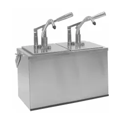 SCHNEIDER COOL Dosierspender, Edelstahl 152418 , Fassungsvermögen: 2 x 3 Liter