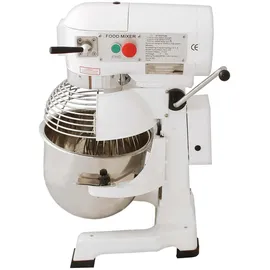 KuKoo Gastro Planetenrührmaschine Spiral Rührmaschine Teigknetmaschine Knetmaschine Rührwerk Küchenmaschine Mixer Knetaufsätze Teigschaber... - Weiß