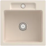 Villeroy & Boch Siluet 50 S flat ivory + Handbetätigung