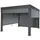 Proregal Pergola 3 x 3 m inkl. 4 Seitenteile Anthrazit