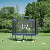 Trampolin 305 cm, Gartentrampolin, mit Sicherheitsnetz