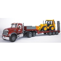 Bruder 02813 - MACK Granite LKW inkl. Tieflader und