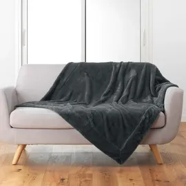 Douceur d'intérieur Kuscheldecke 125 x 150 cm Anthrazit