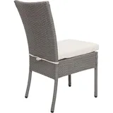 MCW Gartenstuhl G19-S 52 x 52 x 108 cm grau 2 St.