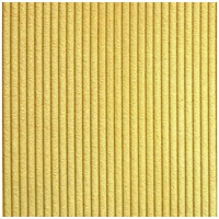 Stofferia Stoff Polsterstoff Resistant Cord Darven Gelb, Breite 140 cm, Meterware gelb