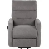 Duo Collection TV-Sessel DUO COLLECTION "Palomas mit eletrischer Aufstehhilfe und Relaxfunktion", grau, B:76cm H:88cm T:89cm, Webstoff: Polyester 90%, Nylon 10%, Sessel, Taschenfederkern mit Stahlwellenunterfederung