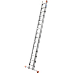KRAUSE Seilzugleiter »MONTO«, Anzahl Sprossen: 30, aus Aluminium - silberfarben