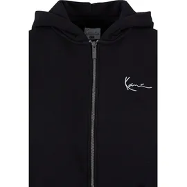 Karl Kani Chest Signature Essential Zip Hoodie in schwarz, Größe XS