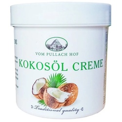 vom Pullach Hof Feuchtigkeitscreme KOKOSÖL CREME 250ml Feuchtigkeitspflege Hautpflege Körperpflege 70, Elastizität Balsam Salbe