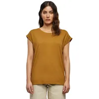 URBAN CLASSICS Damen Ladies Extended Shoulder Tee T-Shirt, nut,