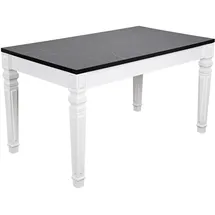 Hti-Living Küchentisch 160 x 75 cm grau