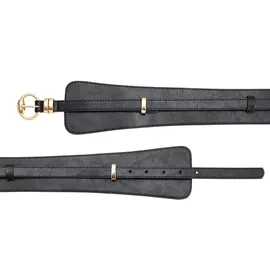 LASCANA 2in1 Gürtel Lederimitat schwarz 105