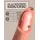 King Cock Elite Naturdildo „8“ Dual Density Silicone Cock“ mit extra starkem Saugfuß, hautfarben hell