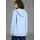 FLASHLIGHTS Sweatjacke FLASHLIGHTS, Damen, Gr. 52/54, azurblau, Interlock, Obermaterial: 95% Baumwolle, 5% Elasthan. Kapuzenfutter: 100% Baumwolle, unifarben, Basic, lässig geschnitten Po-bedeckend, Sweatjacken Sweatjacke, in langer Form mit Zipper