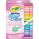 Crayola Pastel Super Tips Filzstifte 20 St. 20 Farben