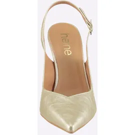 Heine Slingpumps in goldfarben | Gr.: 41