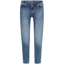 Soccx Damen, Jeans, SU:SI regular fit, Smooth Blue, 34 - 34W