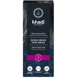 Khadi Haarfarbe Reines Indigo Kaltes-Schwarz
